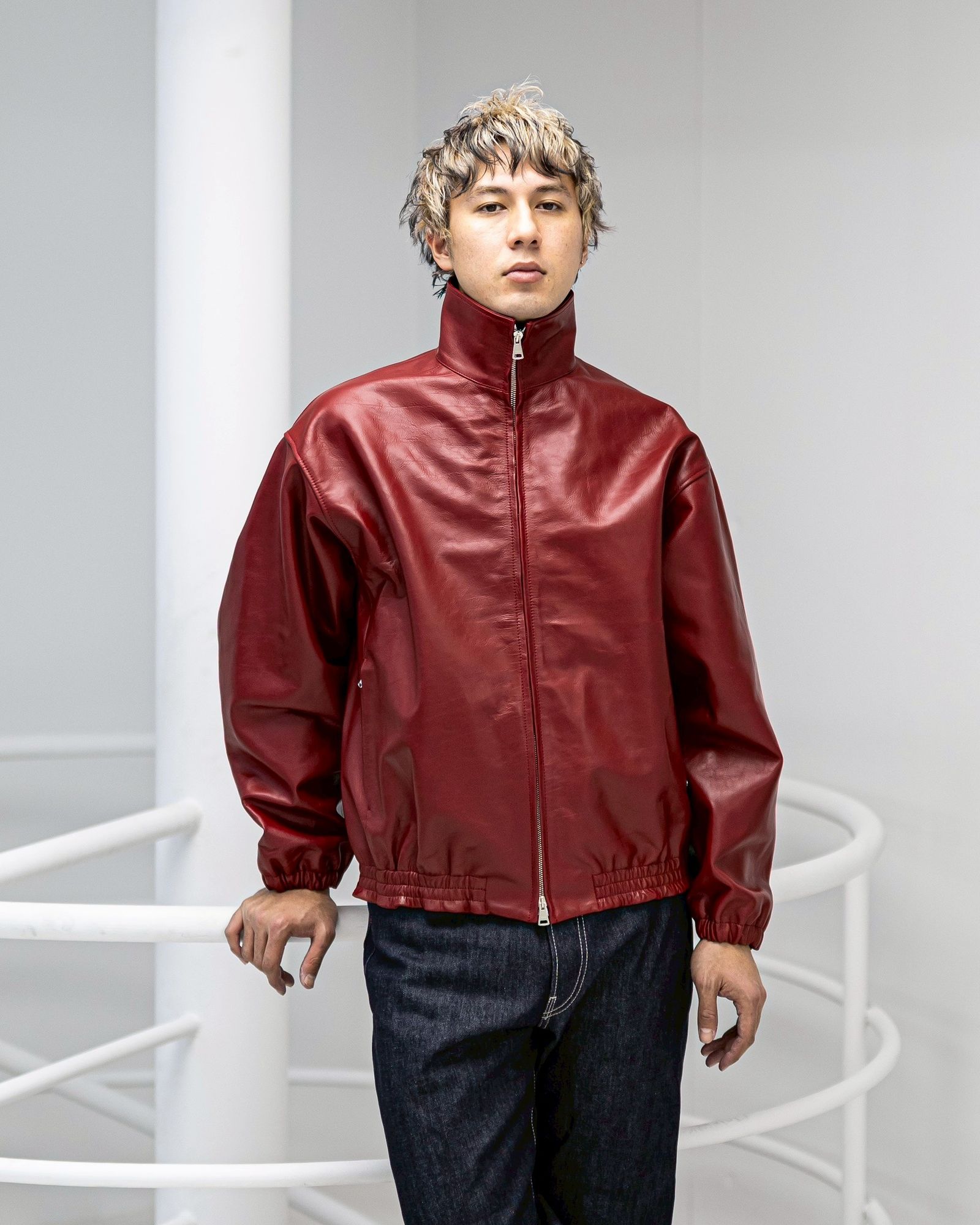 YOKE Carf Leather Truck Jacket (RED)1月24(土)新作発売！