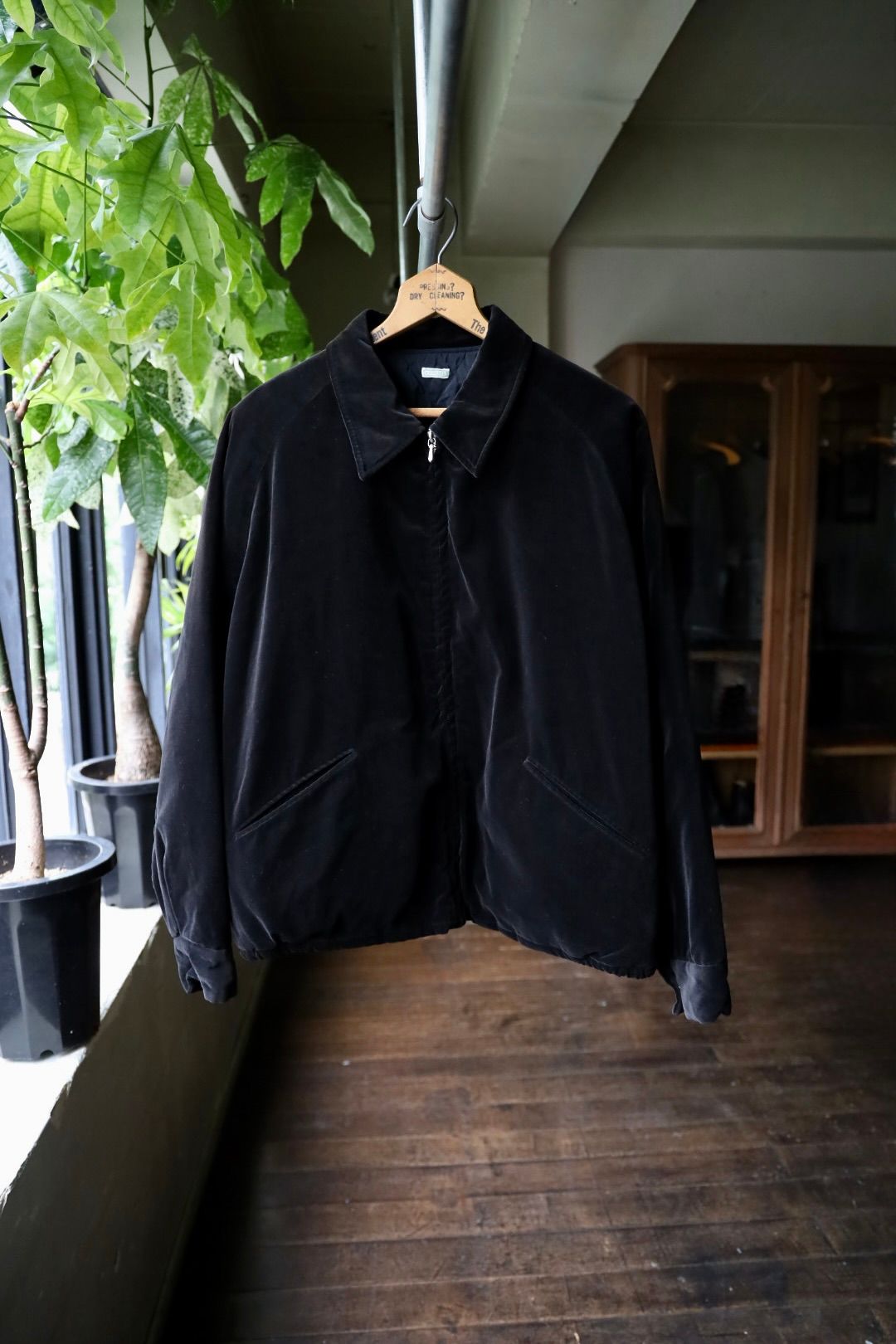 アプレッセ 2025 STYLE2  Vintage Souvenir Velour Jacket(25AAP-01-22)BLACK☆9月13日(土)発売！