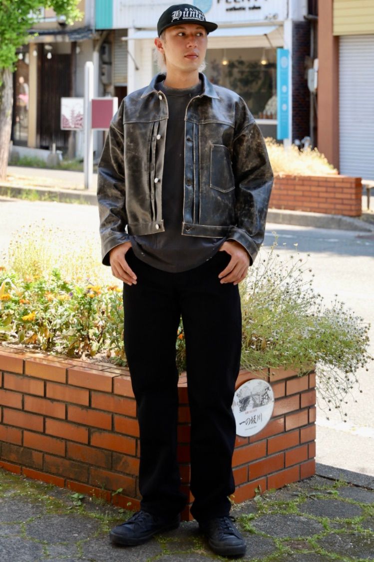 SAINT Mxxxxxx BBJ_LEATHER JACKET スタイル ！