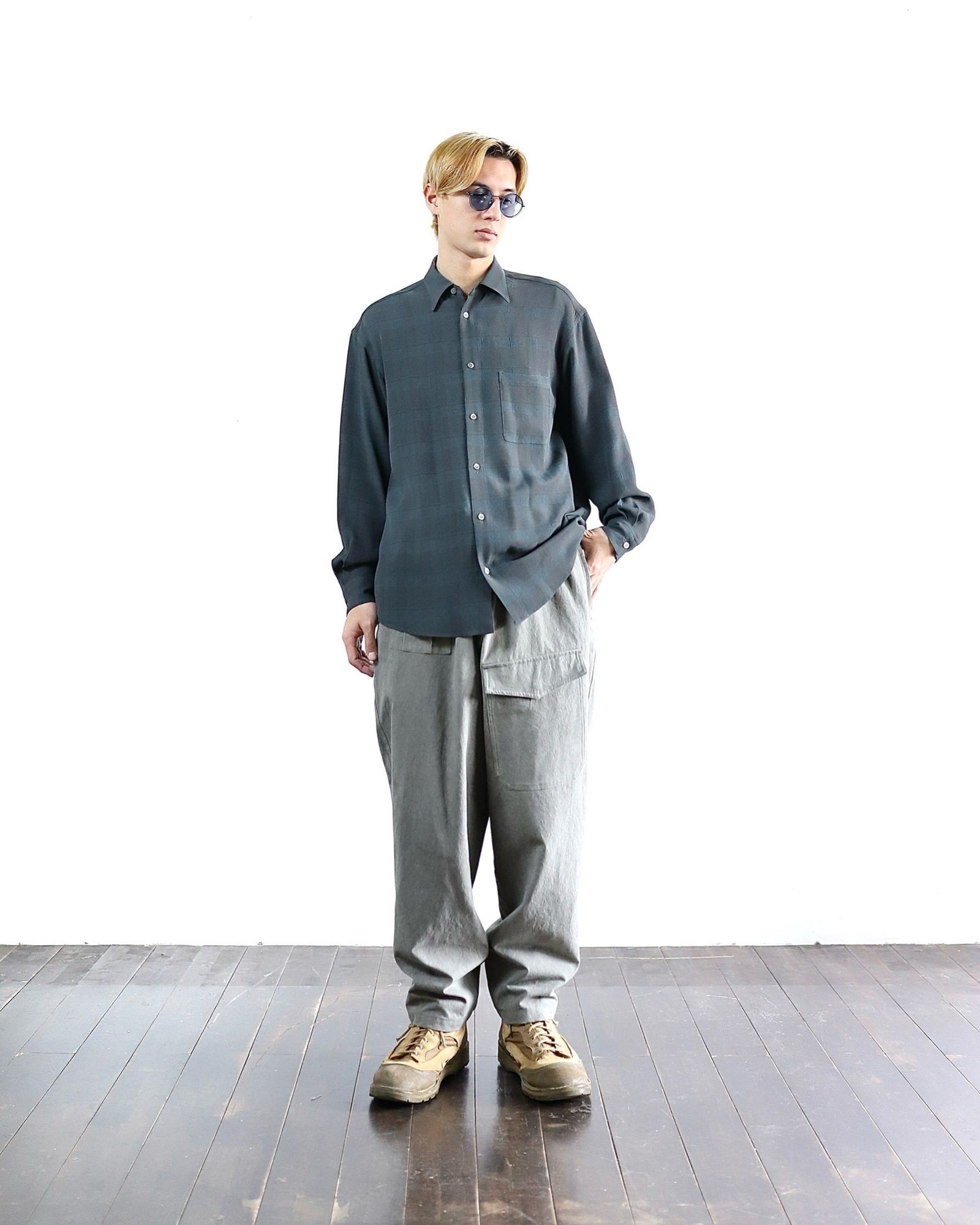 25SS】 YOKE(ヨーク)/ LANDSCAPE PRINTED COTTON SILK RAYON