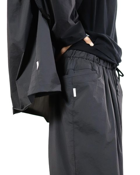 S.F.C 24SS エスエフシー 24SS NYLON SHIRT JACKET&NYLON BAGGY Style 2024.2.22
