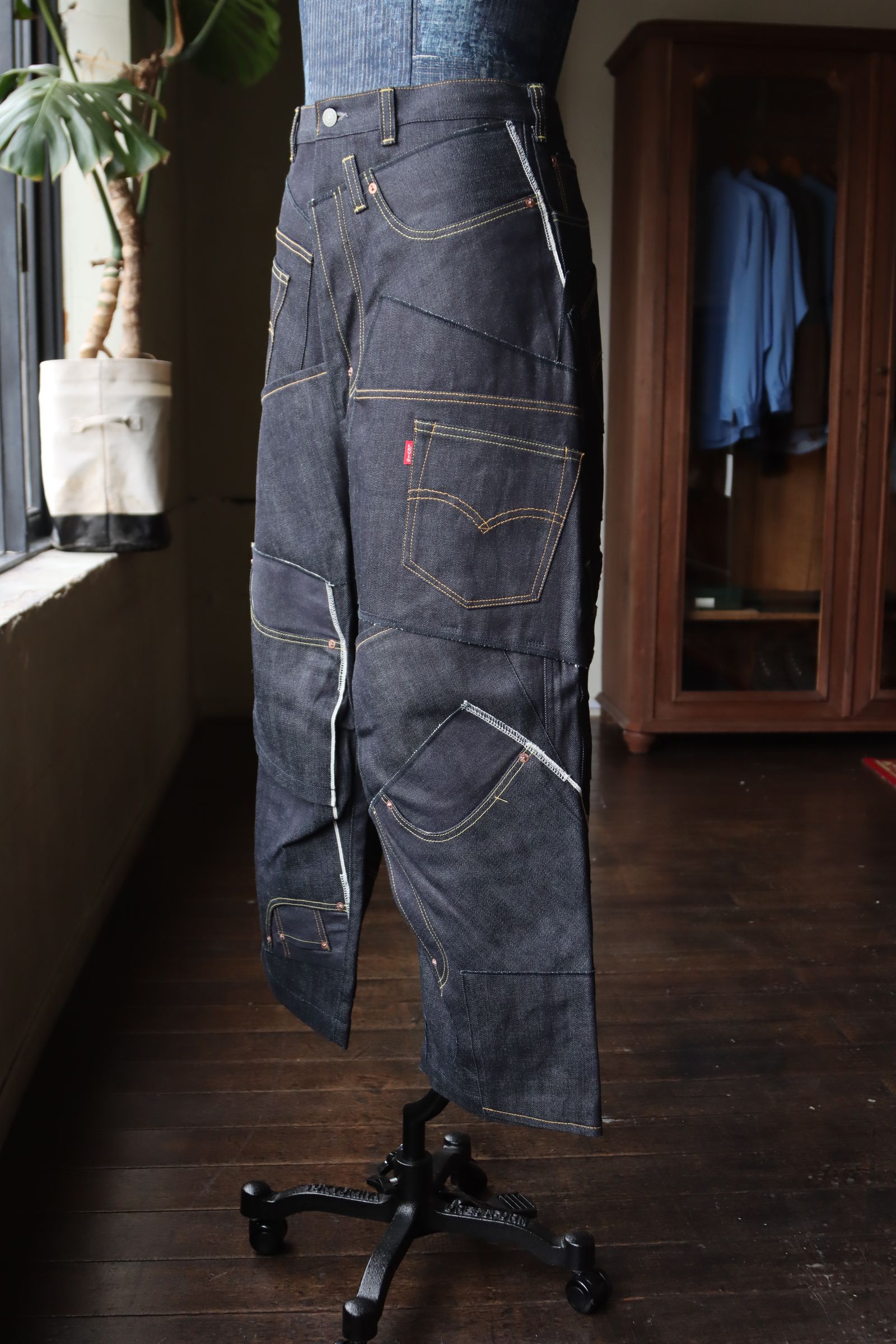 ジュンヤワタナベマン24SS Levi'sダブルネームカスタムデニムパンツ(WM-P201-051) ☆4月5日(金)発売！