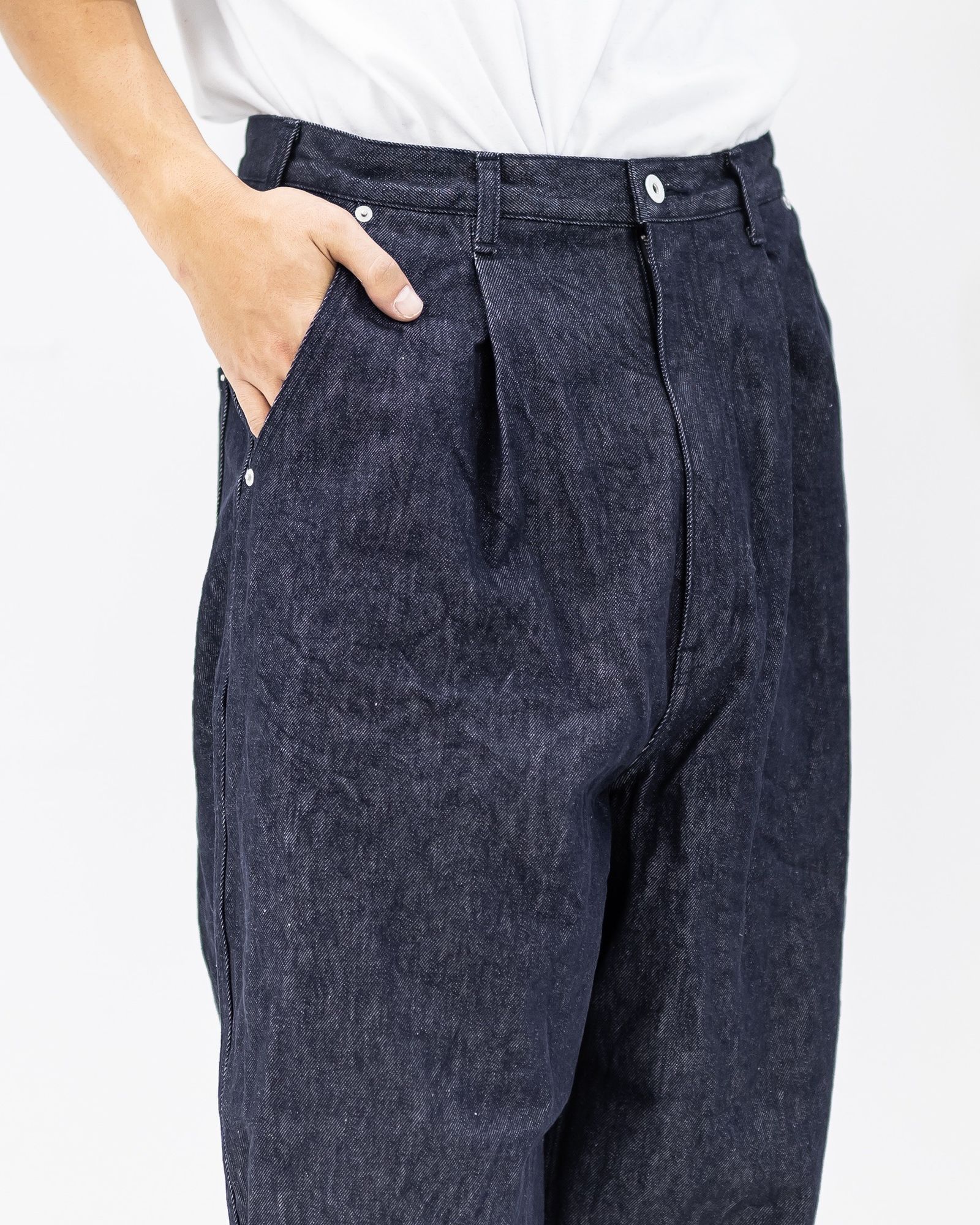 コムデギャルソンオム25FW コットンデニムパンツ(HP-P026-051)INDIGO