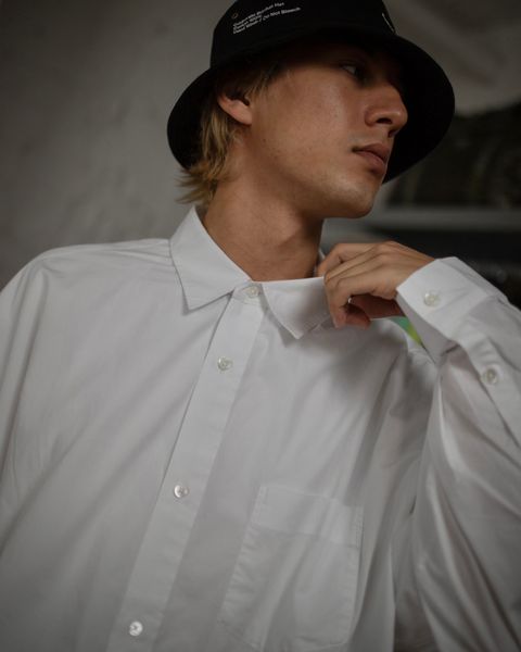FreshService SPOT CORPORATE UNIFORM L/S SHIRT(WHITE) style 2024.6.28