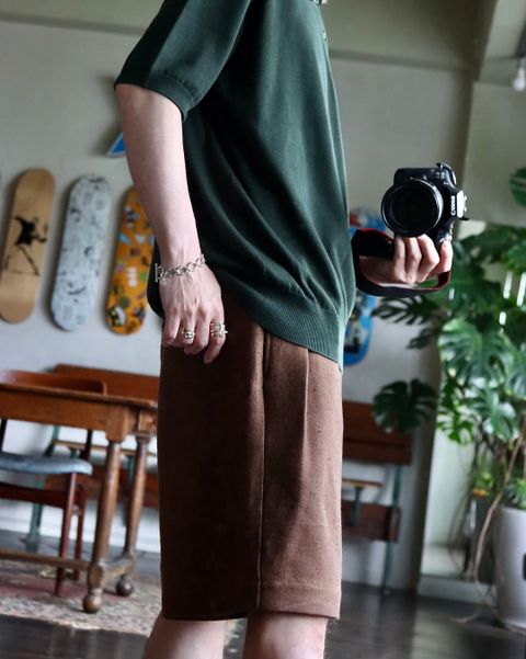 A.PRESSE 22SS Two Tuck Shorts style.2022.4.16.