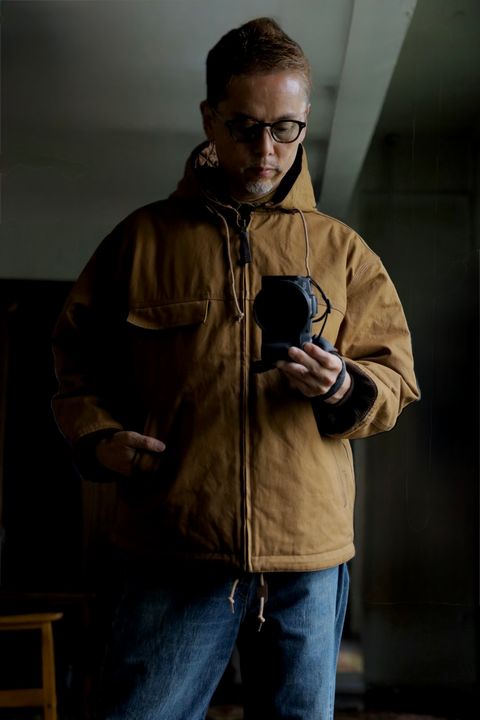 COMME des GARCONS HOMME 26FW リバーシブルキルティングフーデッドパーカスタイル