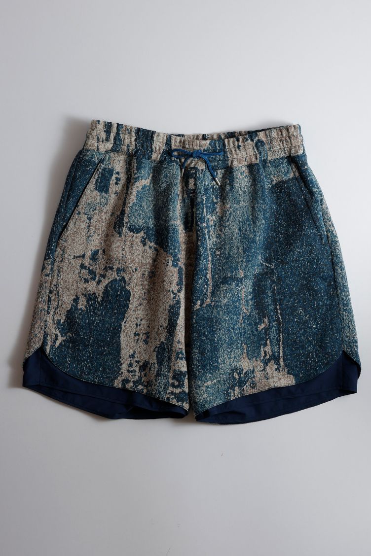 ファンダメンタル パンツ <MEANSWHILE> BORO SHORT PANTS (FA25/SPMW12)BORO
