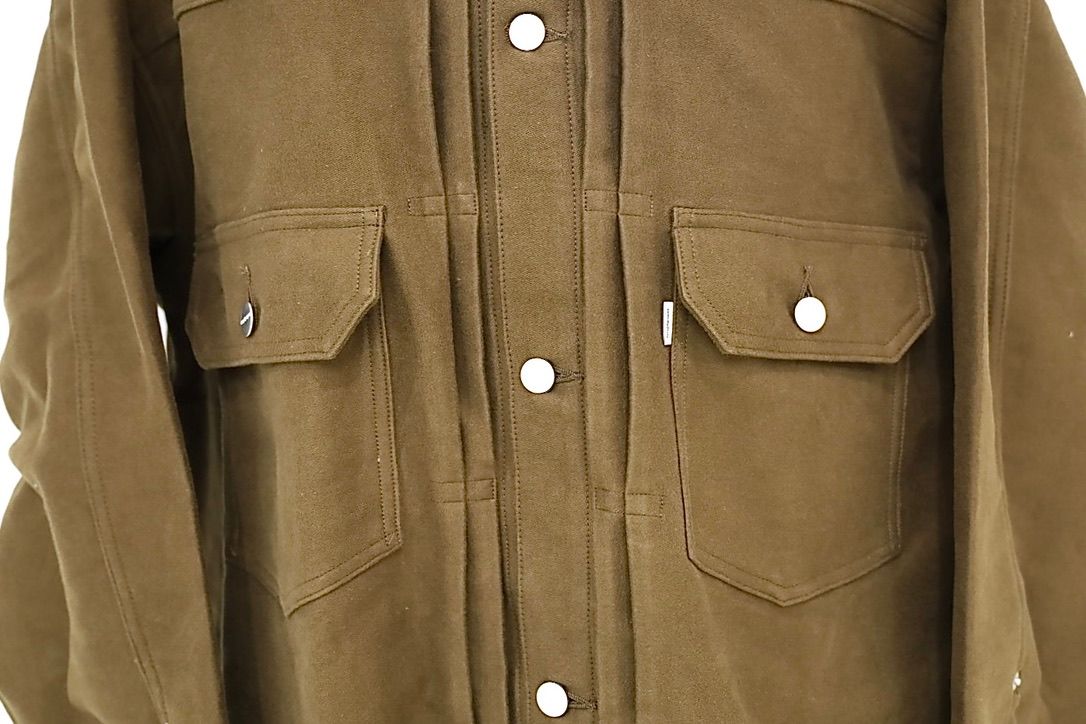 グラフペーパー Cotton Double Serge Jacket(GM263-20450)BROWN☆8月8日(土)発売！