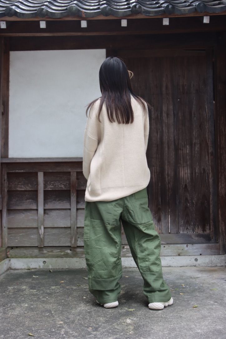 SEEALL 22AW SLIT HIGHNECK SWEATER style.2022.9.10