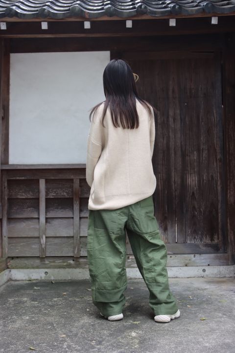 SEEALL 22AW SLIT HIGHNECK SWEATER style.2022.9.10