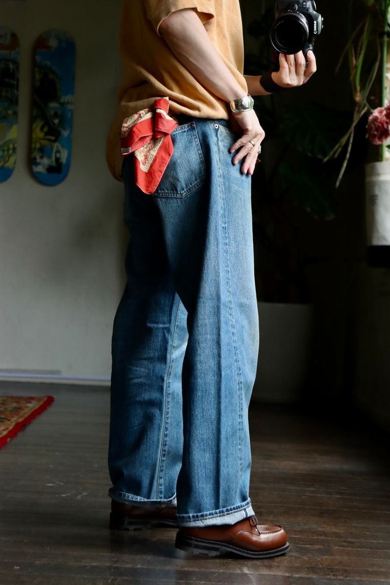 A.PRESSE - アプレッセNo.2 Washed Denim Pants(23SAP-04-06H)INDIGO 