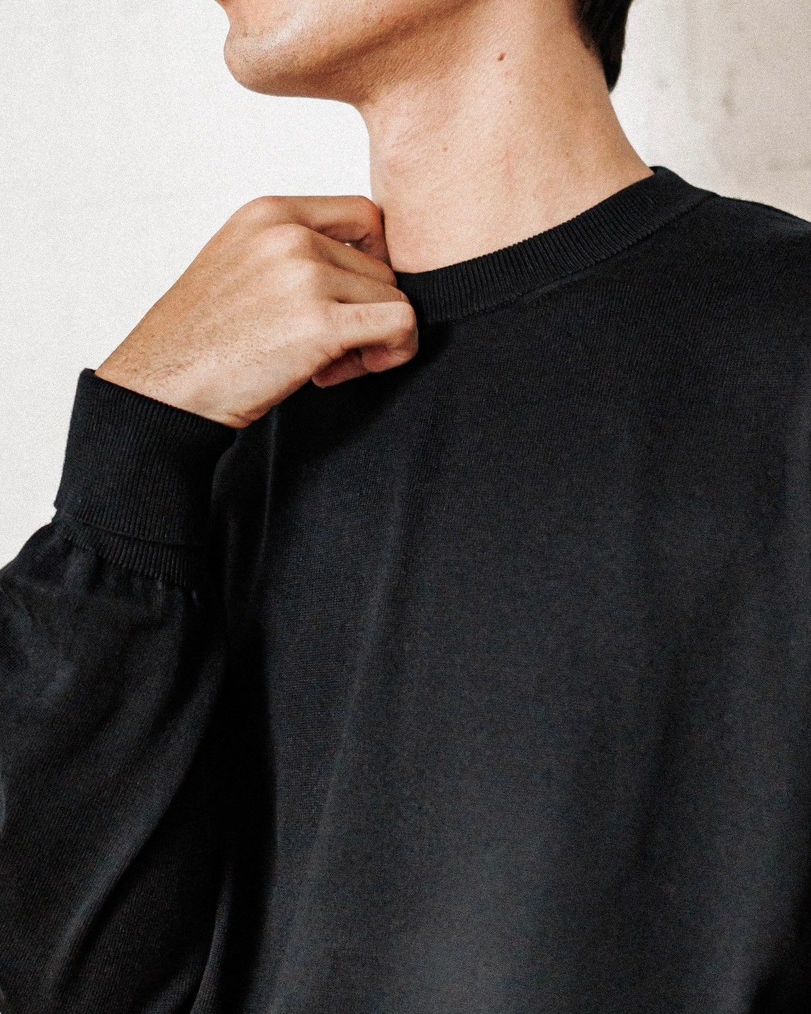 A.PRESSE - アプレッセ Cotton knit L/S T-Shirt(25SAP-03-01K A.PRESSE - アプレッセ Cotton knit L/S T-Shirt(25SAP-03-01K