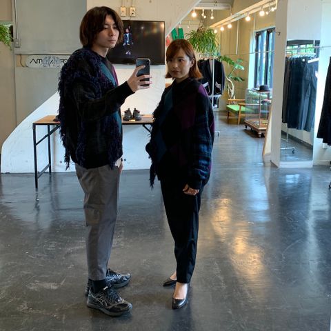 KIDILL 2020 A/W Collection 新作Destroy Argyle Tartan Pullover Knit style.2020.7.5.