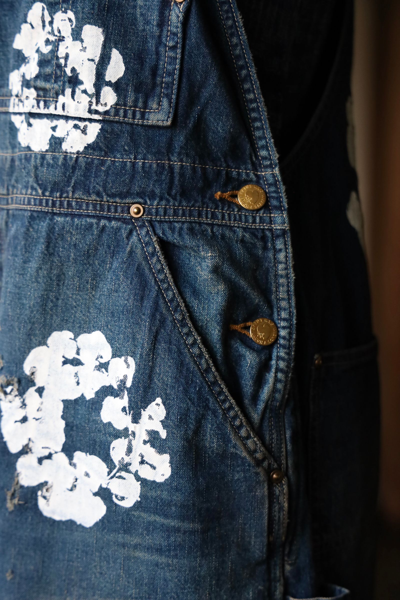 セントマイケル24AW DT_OVER ALL (SM-YS1-0000-C52)BLUE
