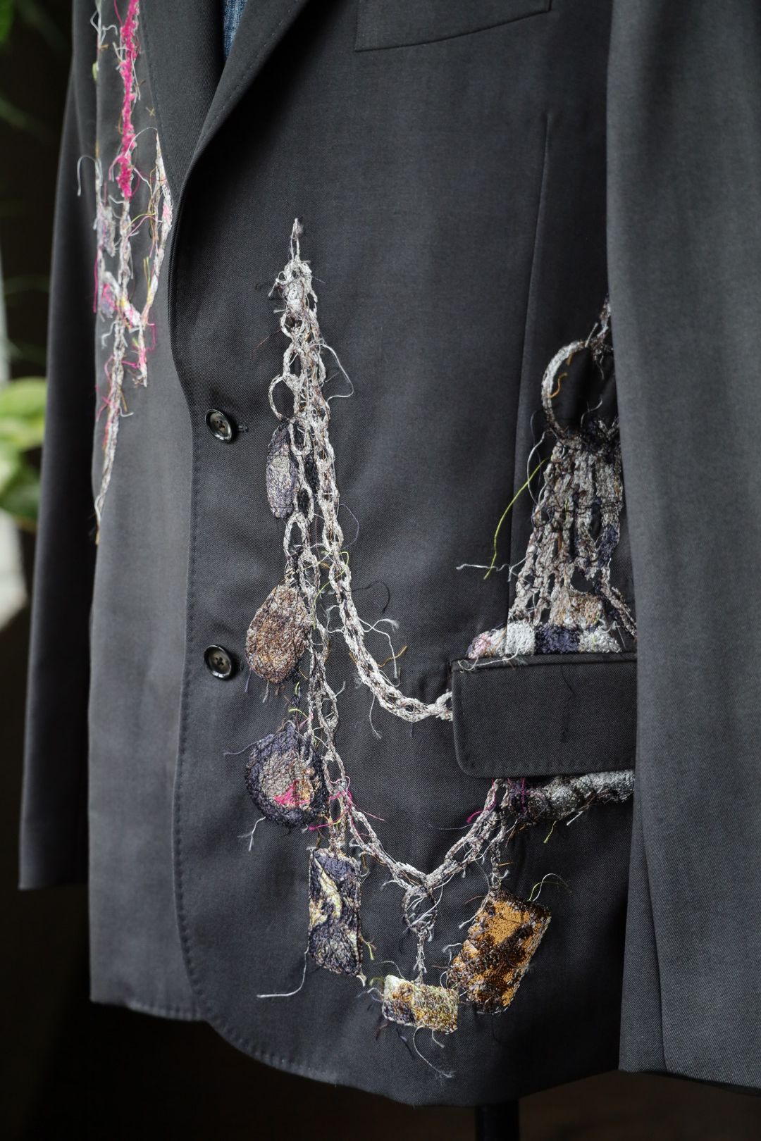 doublet 25AW  EMBROIDERED CHAIN TAILORED JACKET (25AW16JK74) CHACORL☆8月9日(土)発売！