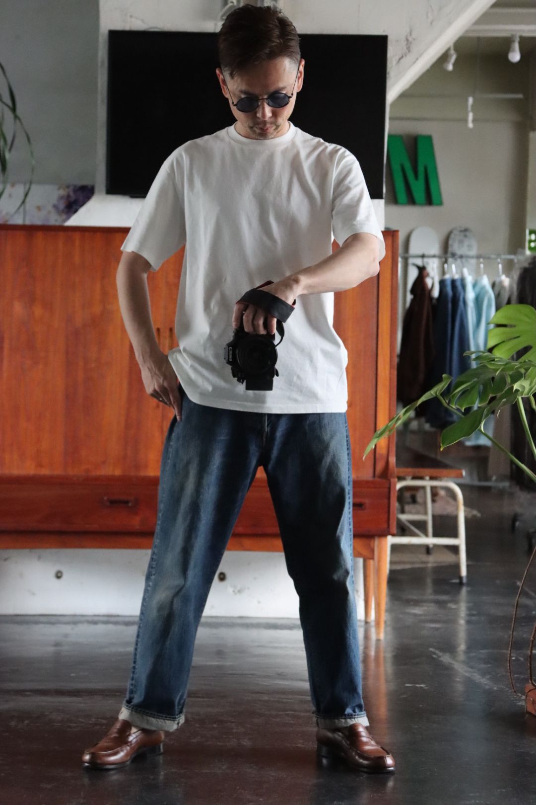 A.PRESSE Light Weight T-shirt(22SAP-05-04H)WHITE style
