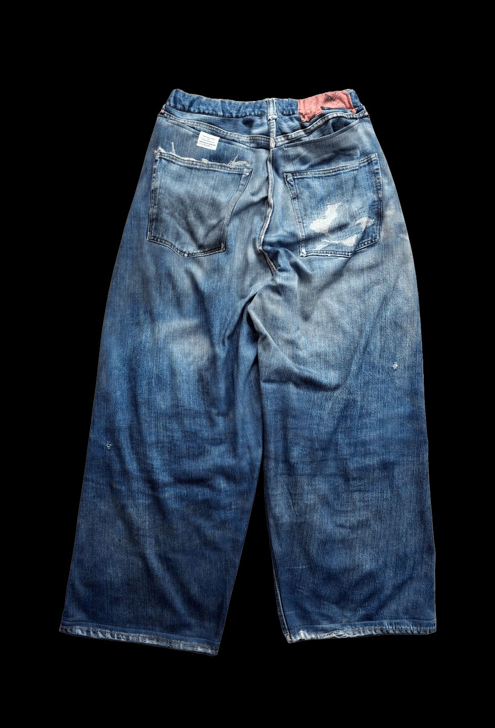トーキングアバウト ジ アブストラクション 25AW DENIM PRINT FLEECE LINING WIDE PT(2526AW-PT-002F)BLUE☆新作発売！