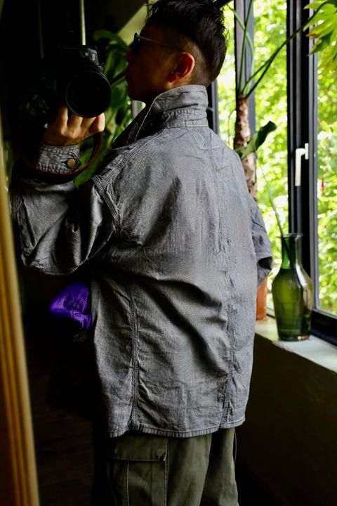 ©SAINT M×××××× ベルベルジンコラボ STRIPE BB_DENIM JKTスタイル(SIZE:L)