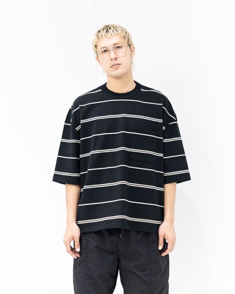 COMME des GARCONS HOMME 綿度詰天竺ボーダーTシャツ 5月1日(金)