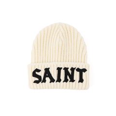 セントマイケル 26AW SAINT KNIT CAP(SM-MK1-0000-079)WHITE☆10月10日(土)発売！