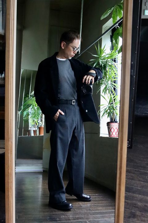 A.PRESSE アプレッセ 2025 STYLE2 Wool Flannel Wide Trousersスタイル.2025.9.13.