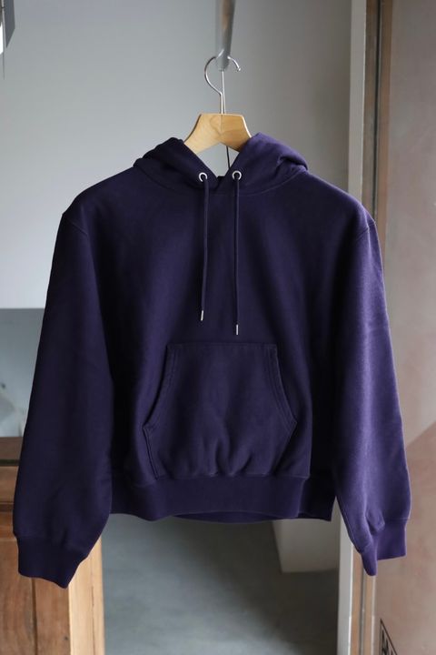 blurhms Women's 25FW Soft&Hard Sweat Hoodie P/O(bROOTS24F22F25)DarkPurple☆新作発売！