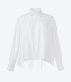 tao 26FW 綿ブロードギャザーブラウス(TZ-B006-051-2)WHITE☆8月7日(金)発売！