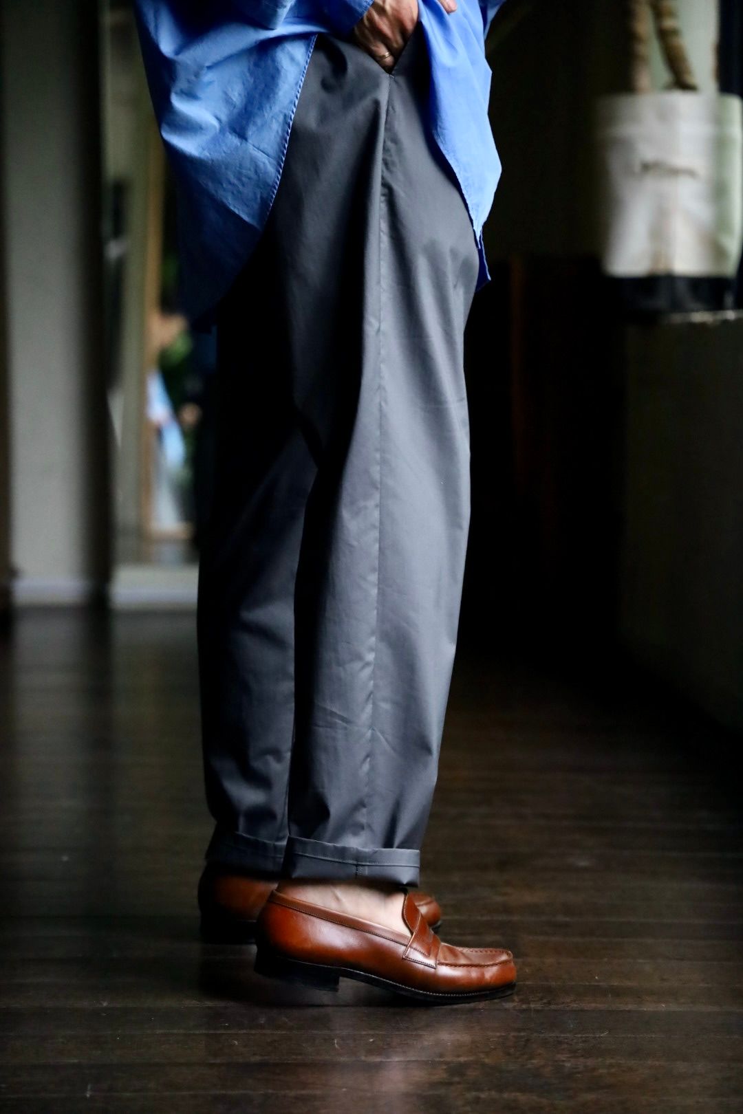 グラフペーパー ソロテックスシェフパンツ Solotex Twill Chef Pants(GRAY)