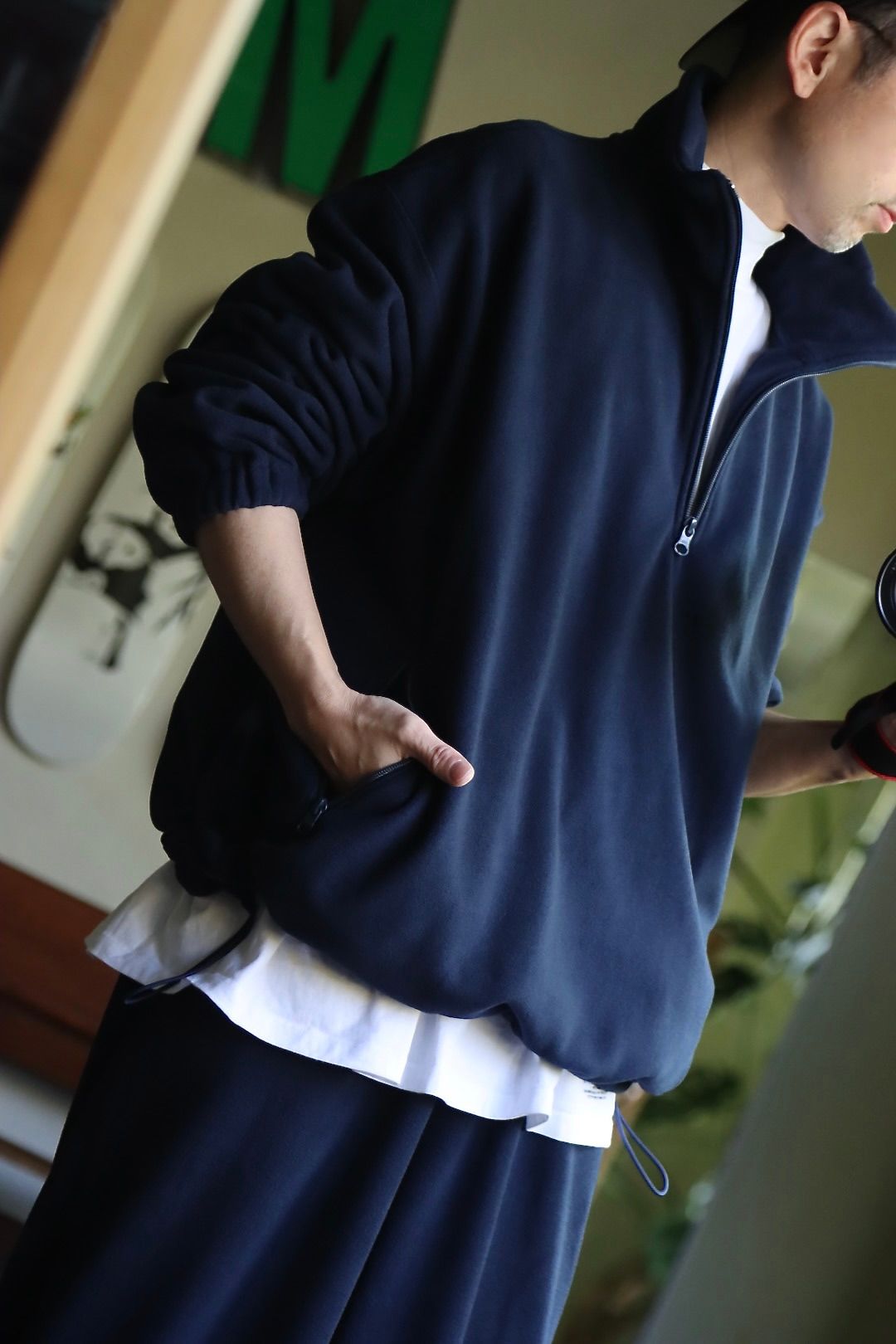 FreshService FIREPROOF FLEECE STAND COLLAR PULLOVERスタイル.2022.11.14.