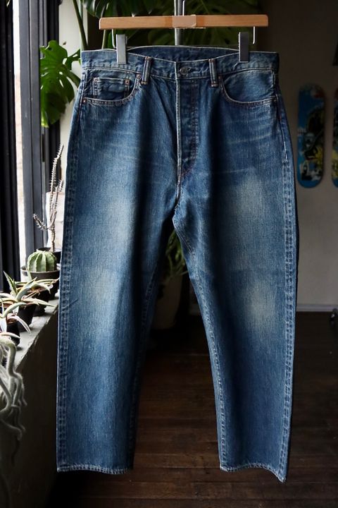 アプレッセ23SSデニム Washed Denim Wide Pants(23SAP-04-11H)INDIGO※2月11日(土)発売！