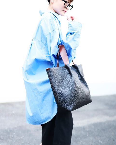 グラフペーパー 新作Broad L/S Oversized Regular Collar Shirt style.2023.7.30