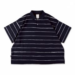 S.F.C 26SS エスエフシー SIDE STRIPE BIG POLO(SFCSS26CS17)Navy☆3月20日(金)発売！