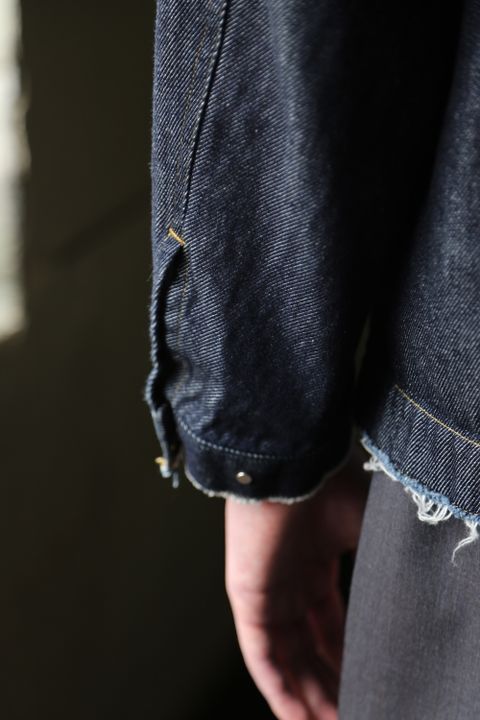 YOKE DETACHABLE POCKET DENIM JACKET(YK21SS0196B) style.2021.5.2.