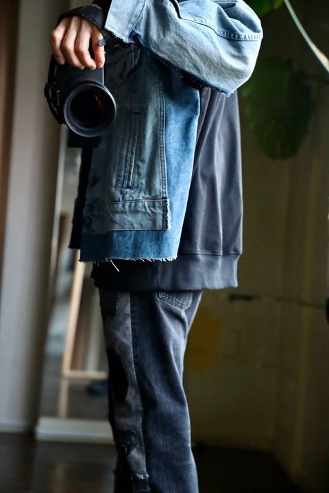 JUNYA WATANABE MAN Levi's Wネームデニムジャケットスタイル