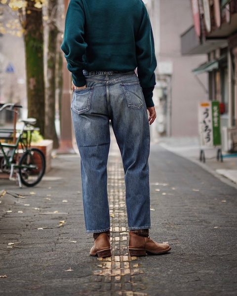 アプレッセ No.22 Washed Wide Denim Pants スタイル 12月21日(土)新作発売！