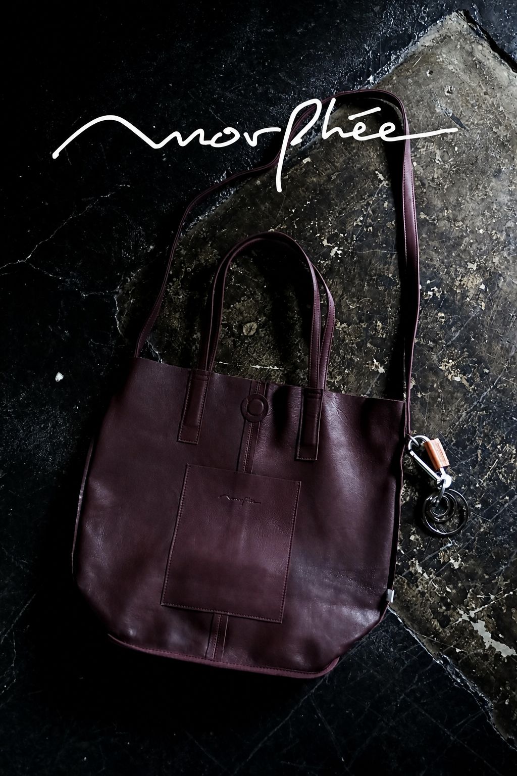 Morphee / モルフェ 3WAY MEDIUM TOTE(ML-BRG)BURGUNDY☆新作発売！