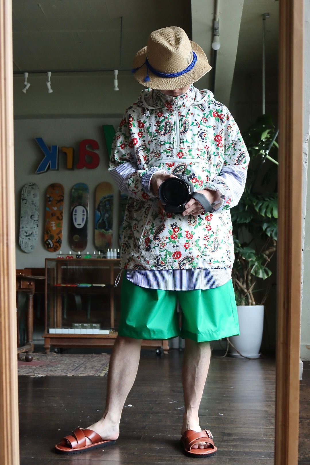 イズネス22SS AMPHIBIOUS SHORTS(31SSSH02)FLASH GREEN