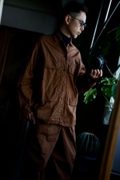 A.PRESSE US NAVY Denim Jacketスタイル