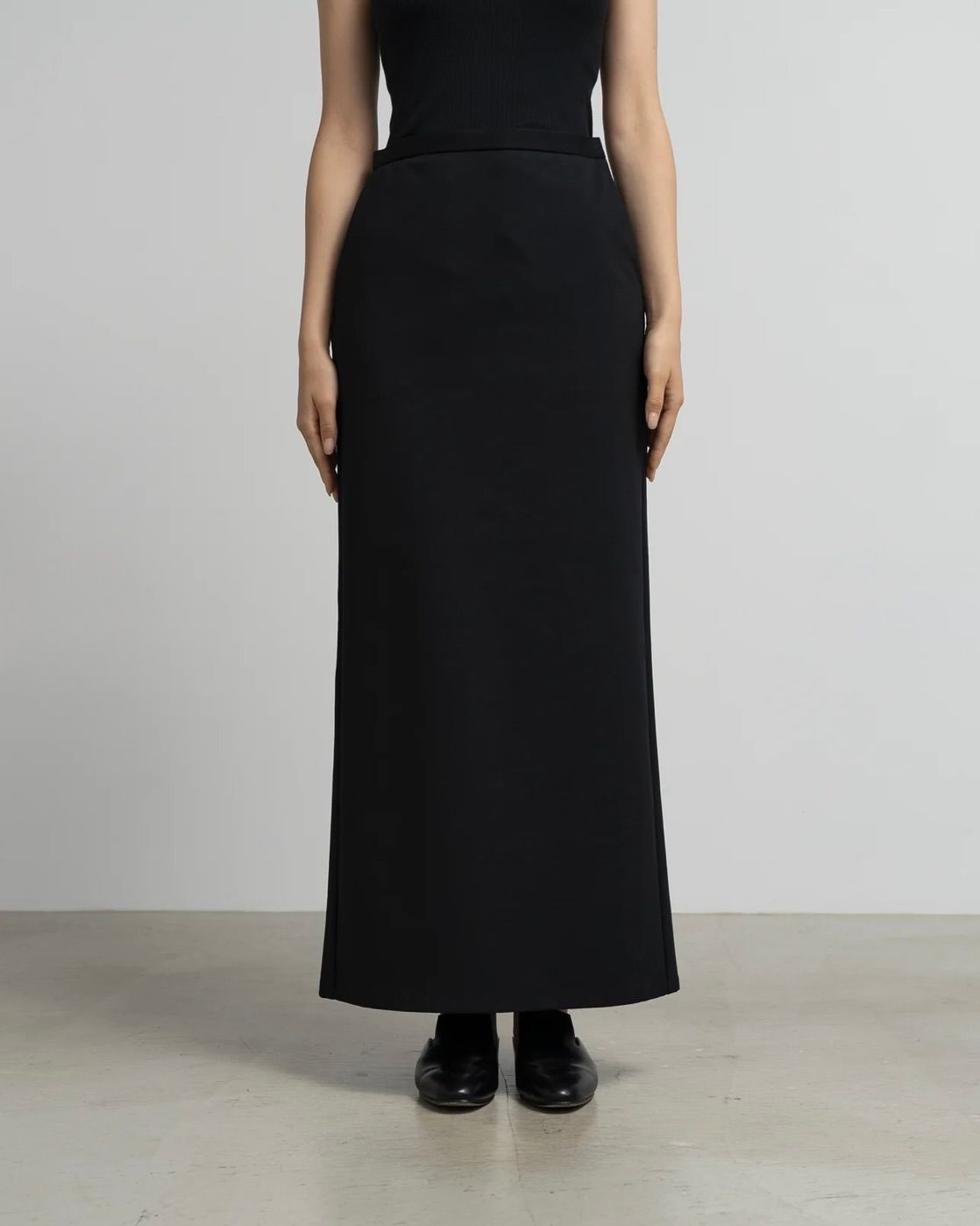 Graphpaper 26SS Women's Compact Ponte Easy Pencil Skirt(GL261-40045B)BLACK☆1月31日(土)発売！