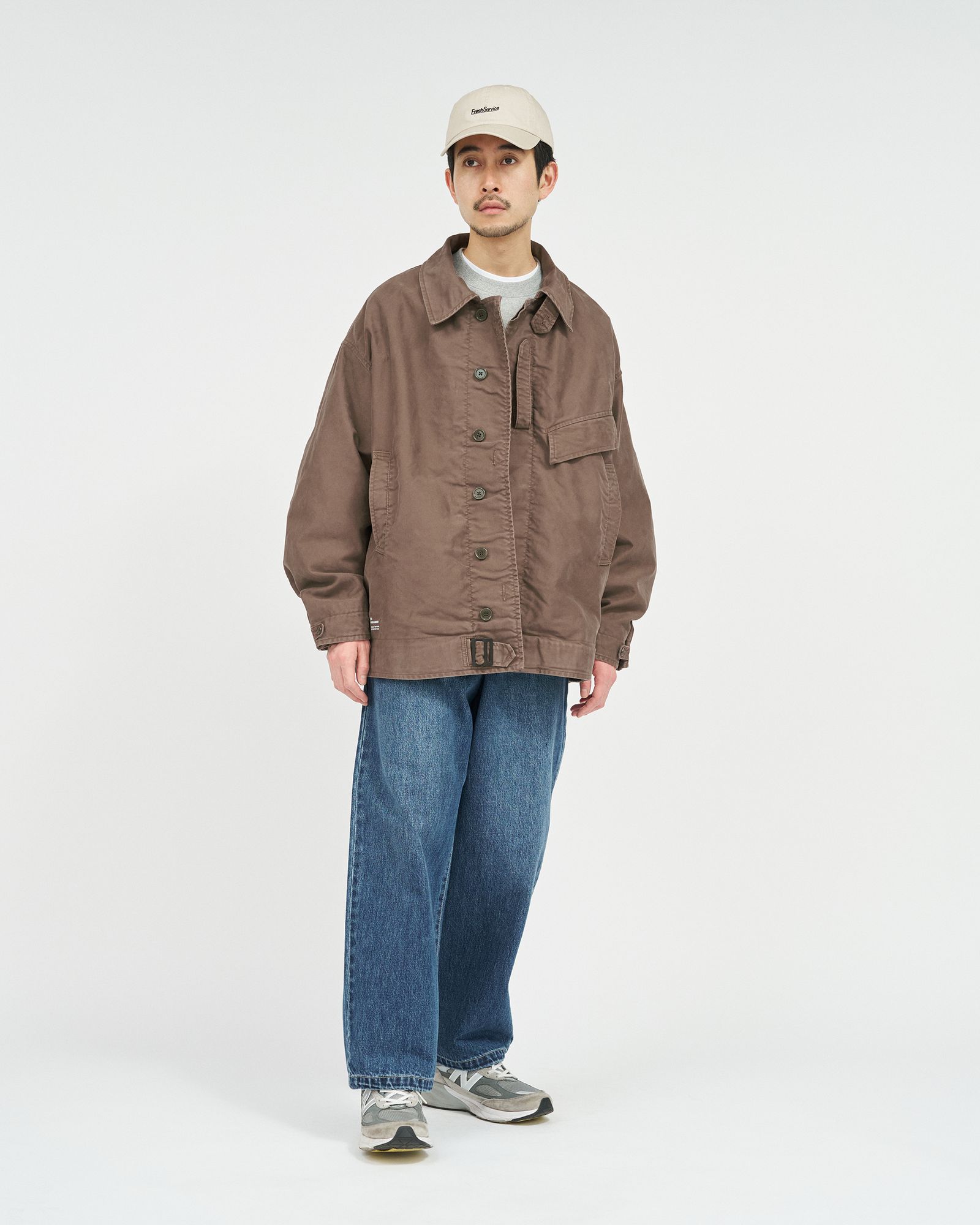 フレッシュサービス MOLESKIN TANKERS JACKET(FSC261-30216)MUD BROWN★2月21日(土)発売