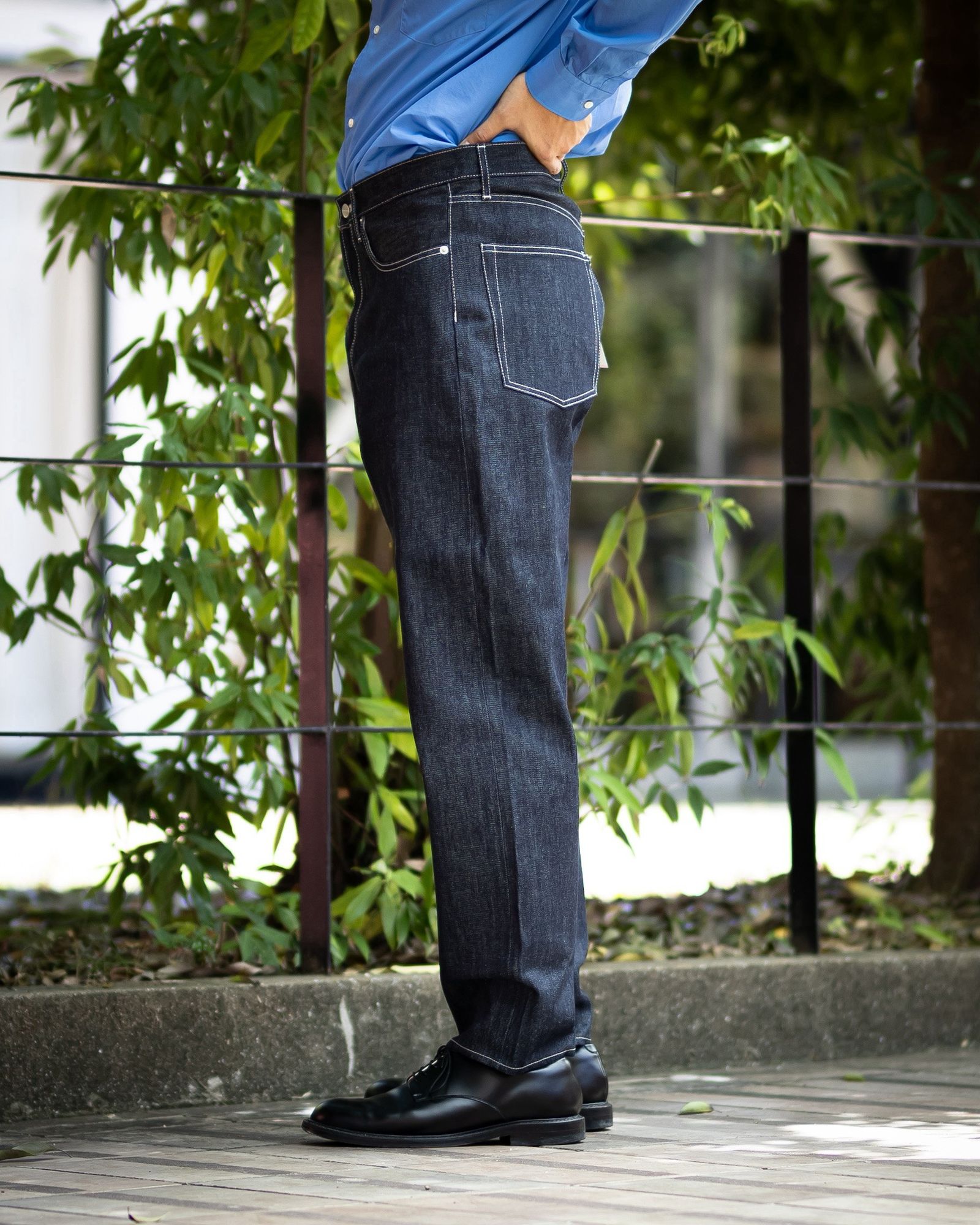 グラフペーパーSelvage Denim Five Pocket Tapered Pants(GU263-40058RB)INDIGO_RIGID★7月25日(土)発売！