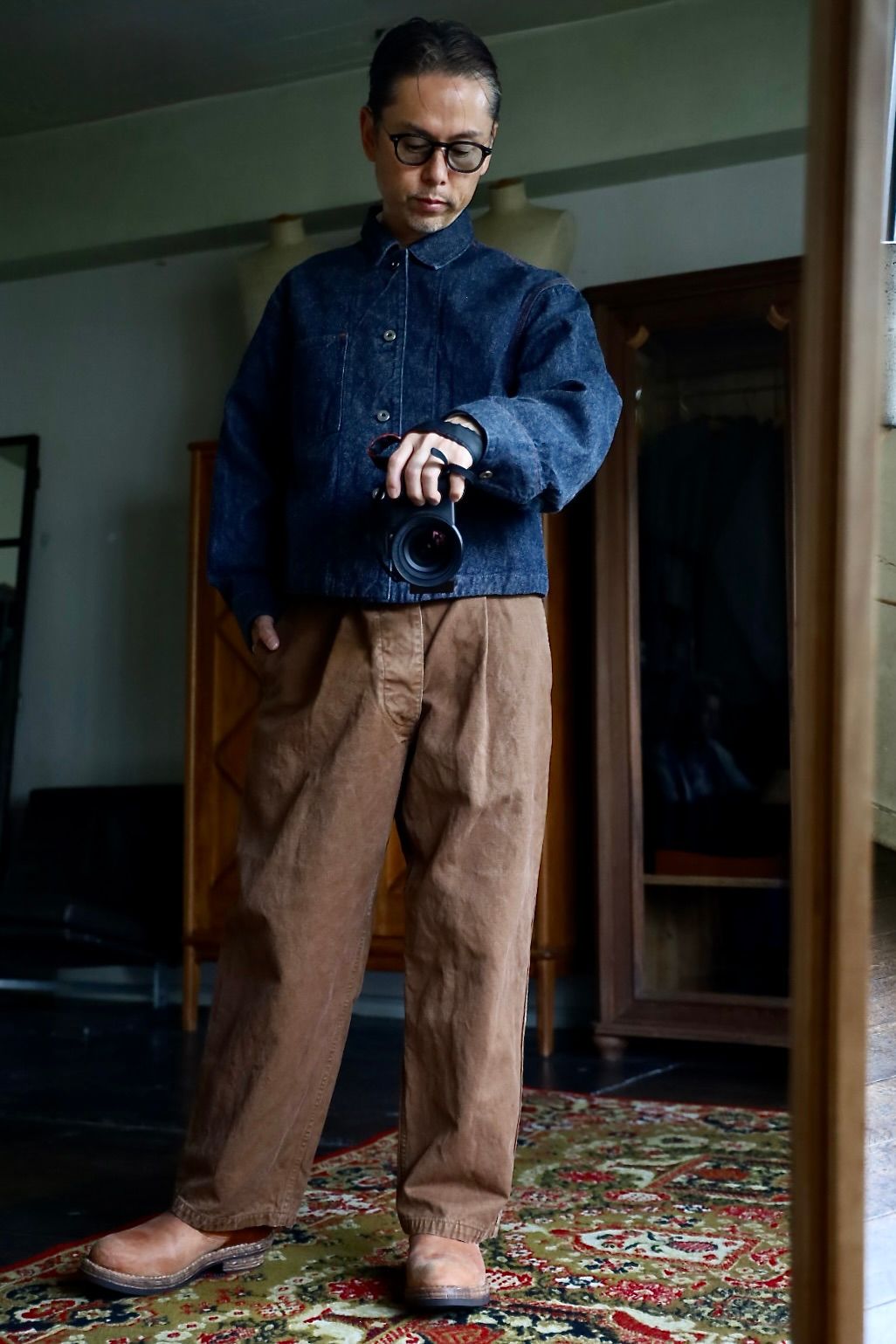 Gurank Railway pants (2554)CAMELスタイル.2025.10.13.