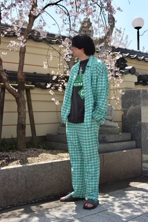 ©SAINT M×××××× 22SS CHECK PJ SHIRT   style.2022.4.6. ※4月9日(土)発売
