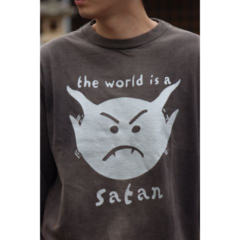 ©SAINT M×××××× LS TEE_SATAN(SM-A21-0000-025)BLACK style