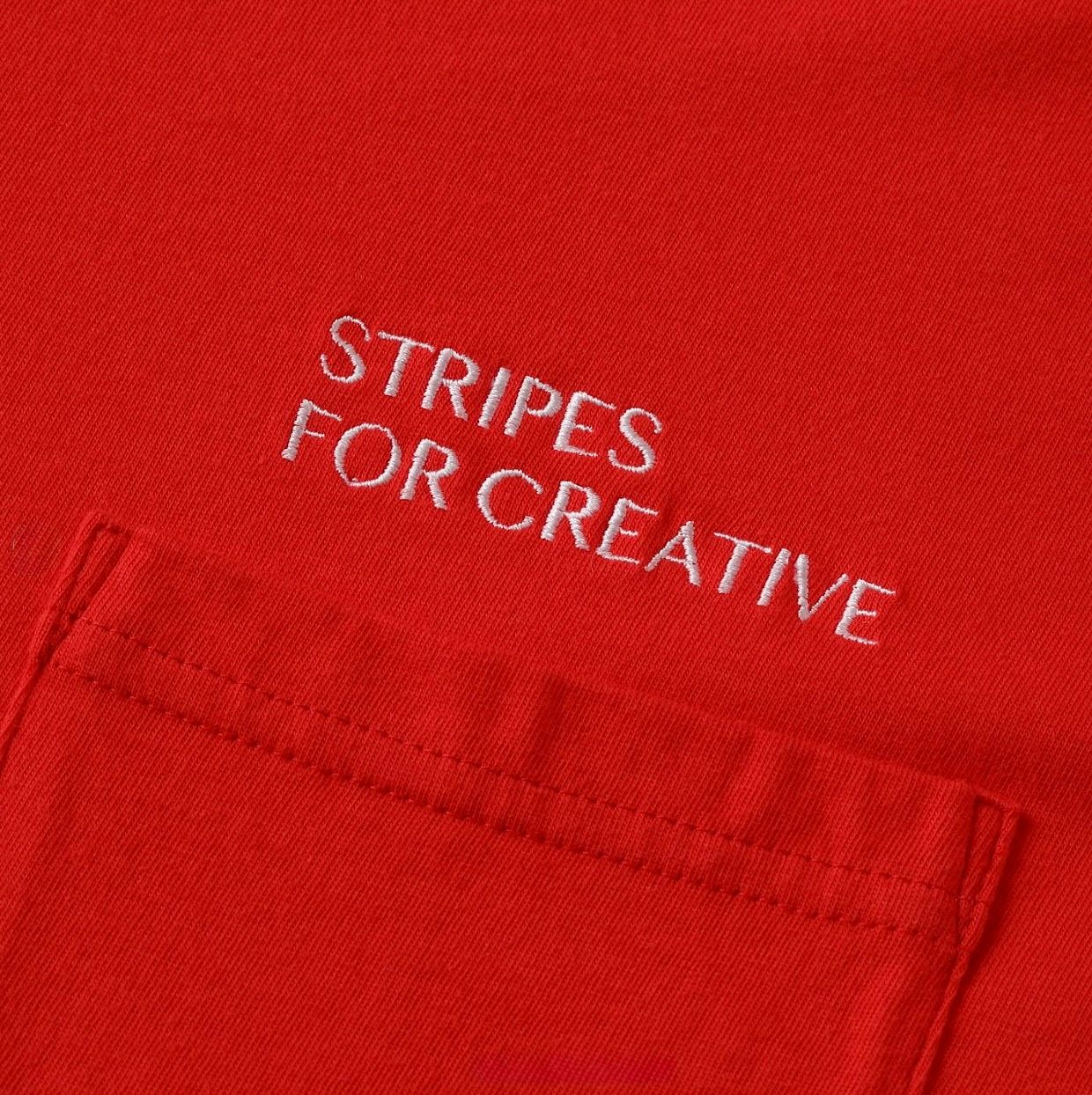 S.F.C 25SS エスエフシー SUPER BIG FLAT POCKET TEE(SFCSS25CS16)RED