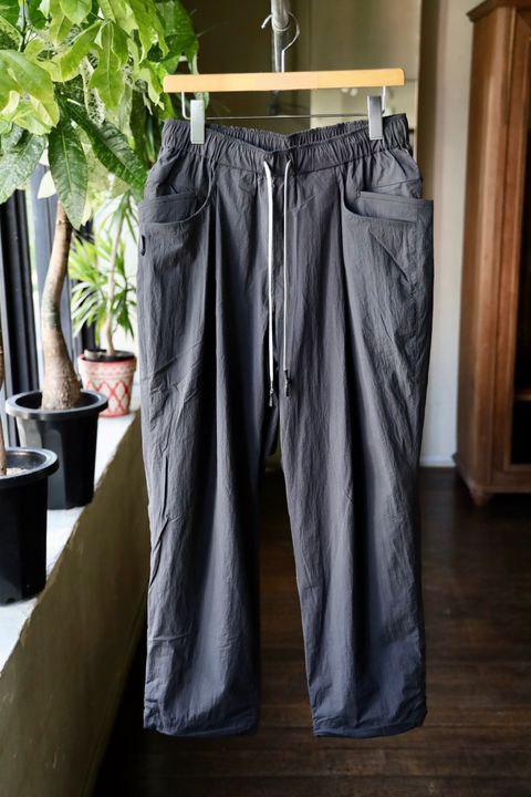 S.F.C 25FW エスエフシー WIDE TAPERED EASY PANTS(NEW CRISPY) (SFCFW25P04)Chalcoal☆9月20日(土)発売！