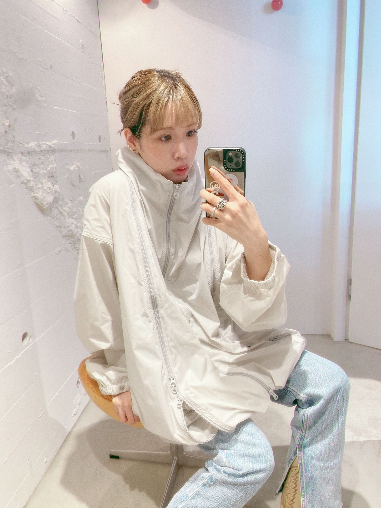 is-ness イズネス24SS TECHNICAL VENTILATION JACKET(24SS_08_1006JK04)LIGHT GRAY