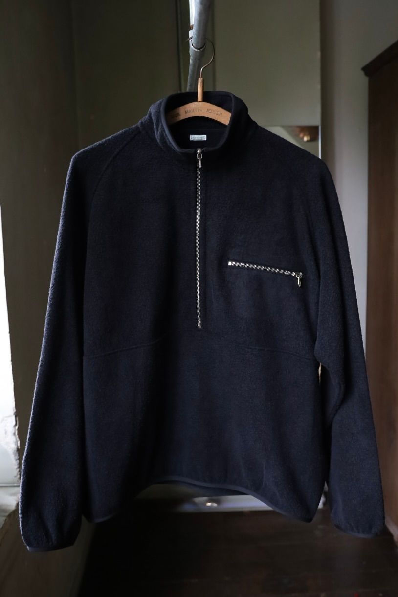 アプレッセ 2026 STYLE2 Vintage Silk Fleece Harf ZIP Jacket(26AAP-01-29)BLACK☆10月17日(土)新作発売！