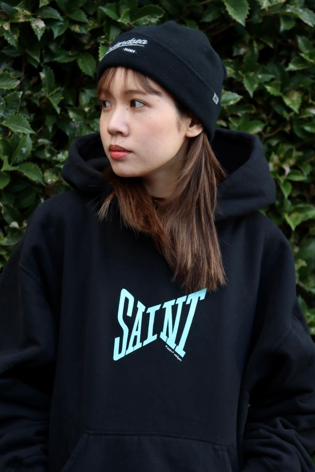 SAINT M×××××× - セントマイケル23SS SAINT HOODIE (SM-S23-0000-047)BLACK※2月23日(木)10:00発売  | mark