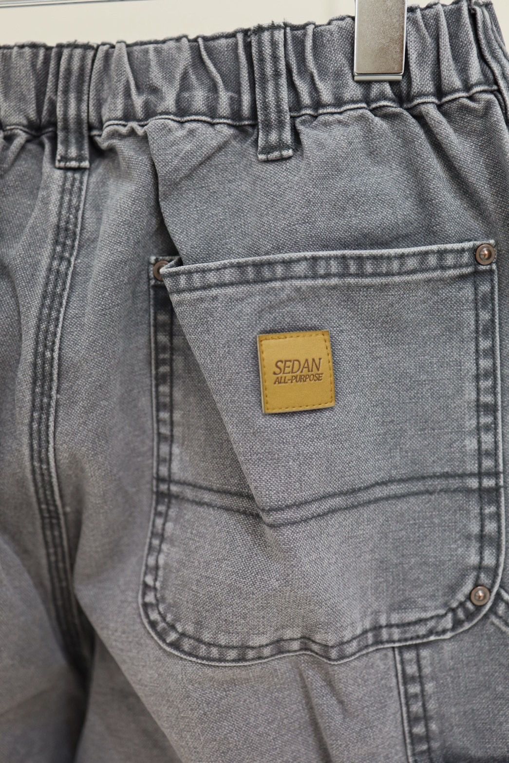 セダンオールパーパス 26SS Vintage Washed Double Knee Pants(SD26S-PT04)Grey☆3月7日(土)発売！